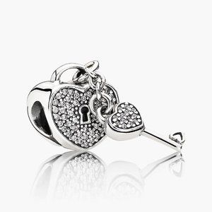 Pandora lock of love charm